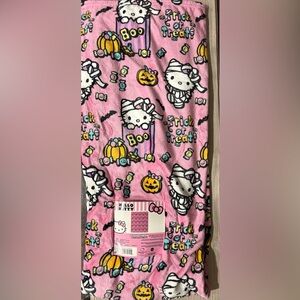 Hello Kitty Halloween Pink Cloud Throw Blanket